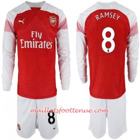 Maillot/Tenue Arsenal FC Aaron Ramsey 8 Enfant Domicile 2018/2019 Manche Longue